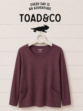 TOAD&CO  Long Sleeve Pocket Top Size XL